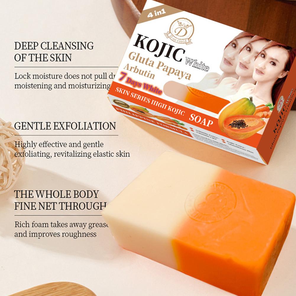 Castor Oil Soap - صابون زيت البابايا وحمض الكوجيك الأساسي