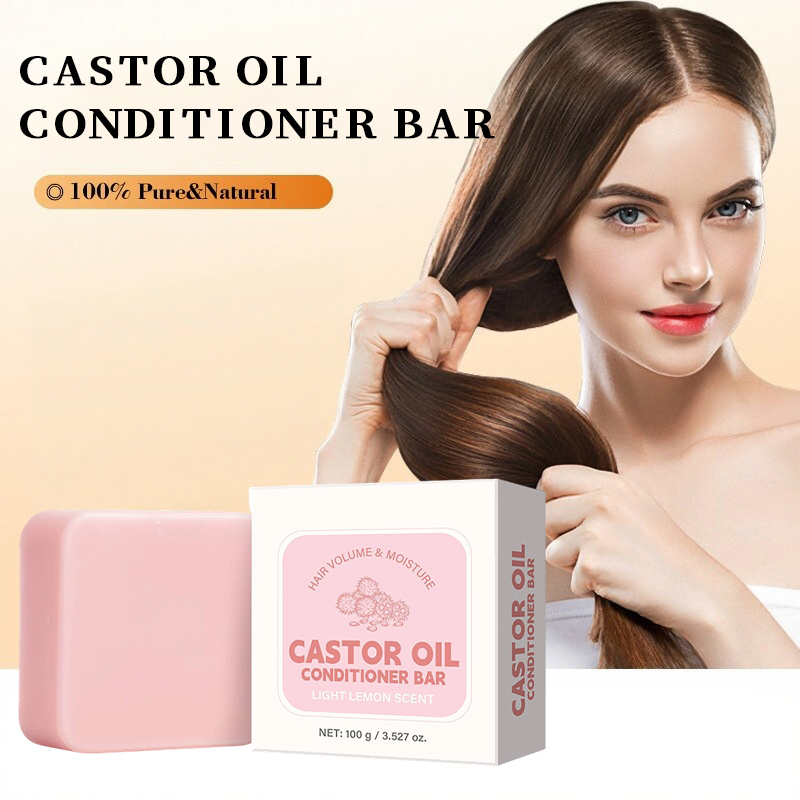 Castor Oil Soap - قالب صابون بلسم زيت الخروع، شامبو