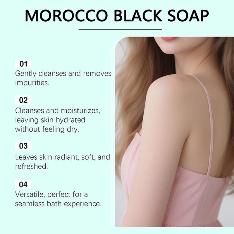 صابون مغربي أسود للتنظيف العمي - مراجعة Castor Oil Soap وسعره