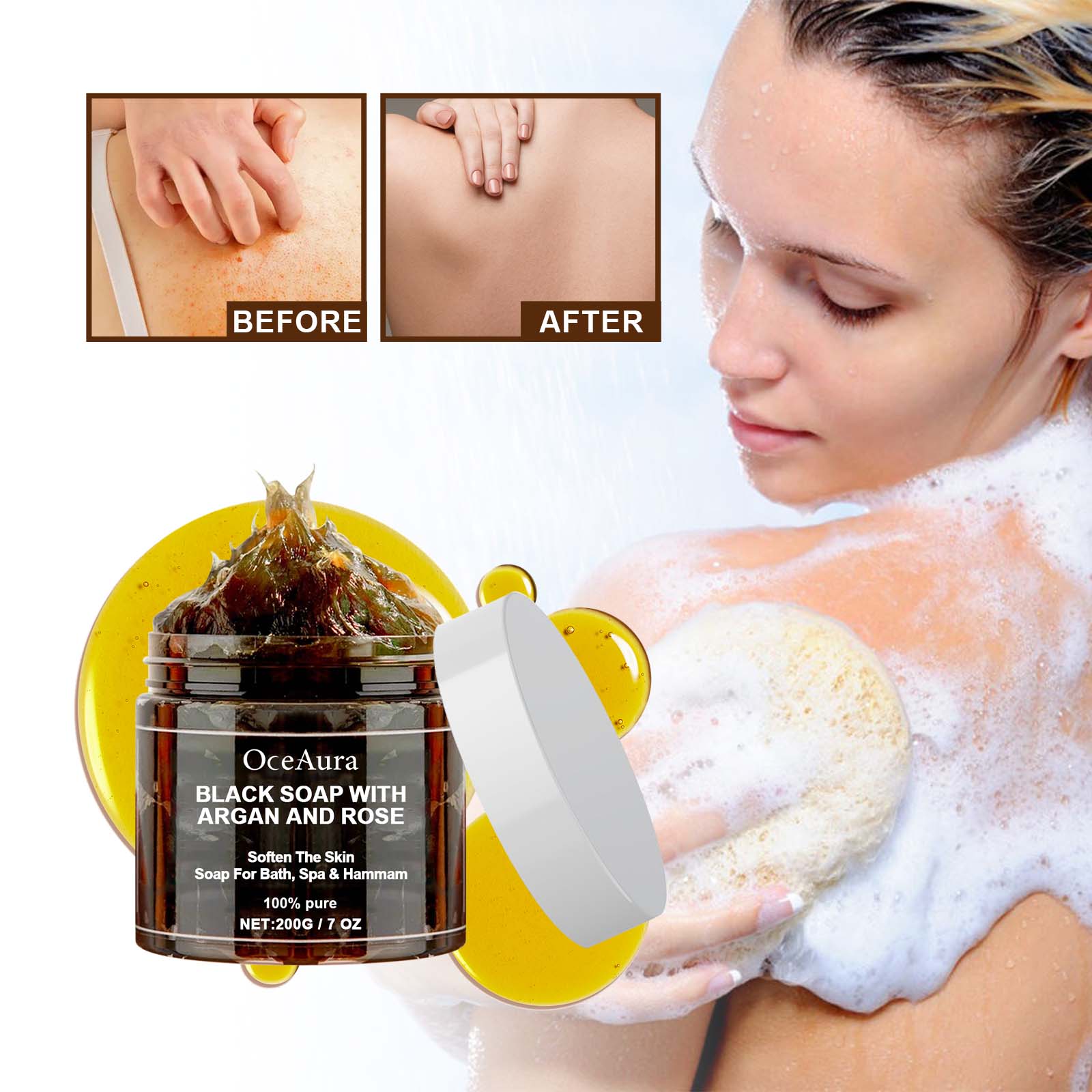 صابون أسود من أوسيورا مع زيت ا - مراجعة Castor Oil Soap وسعره